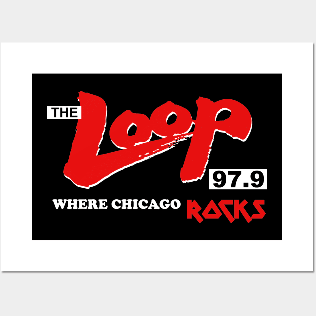 Chicago, Rock Island and Vintage The Loop Radio Wall Art by SAVELS